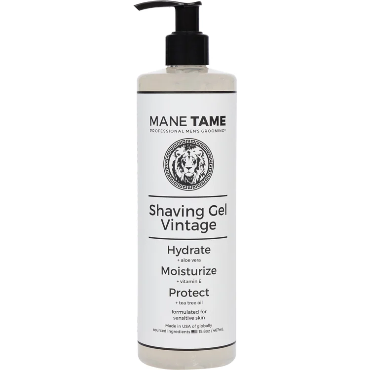 MANE TAME Vintage Shaving Gel 16oz