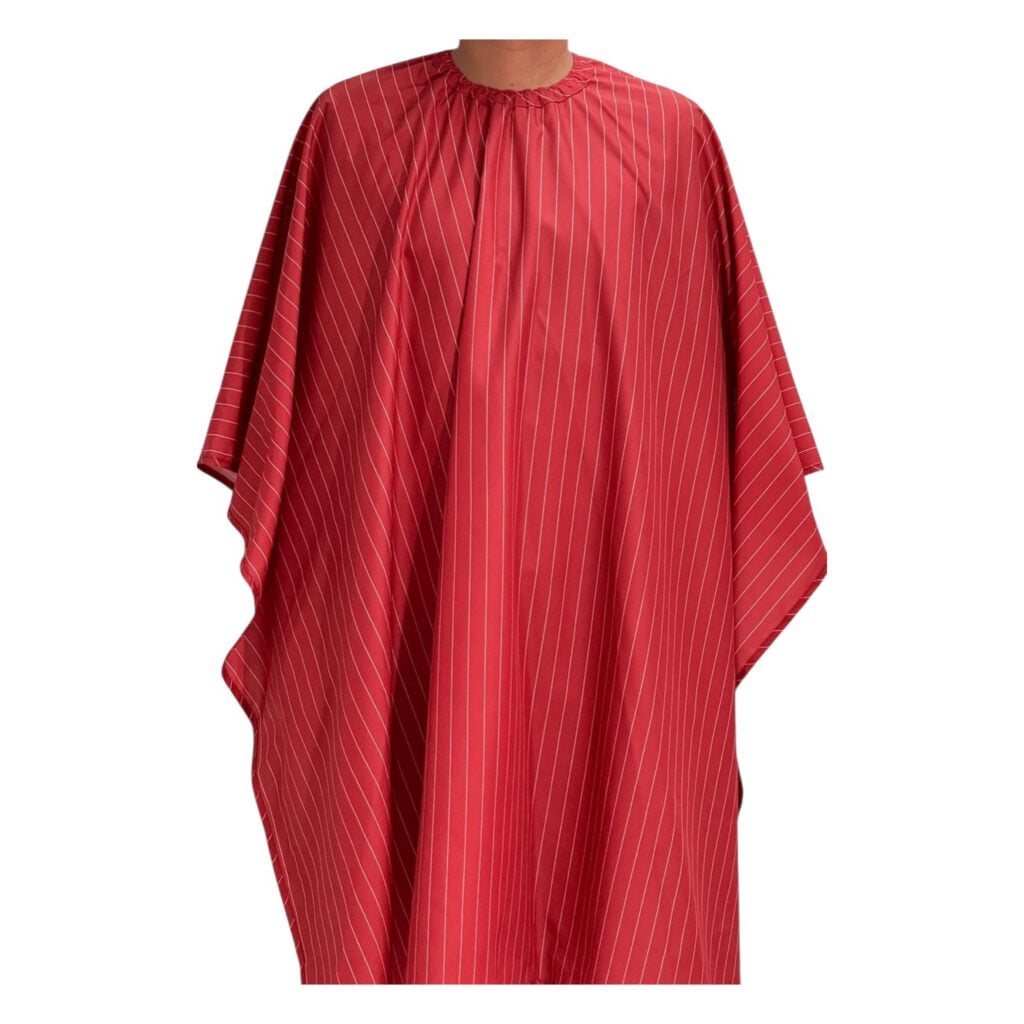 Barber Strong Cutting Cape – Red w/ White Stripes | Nancy's Beauty ...