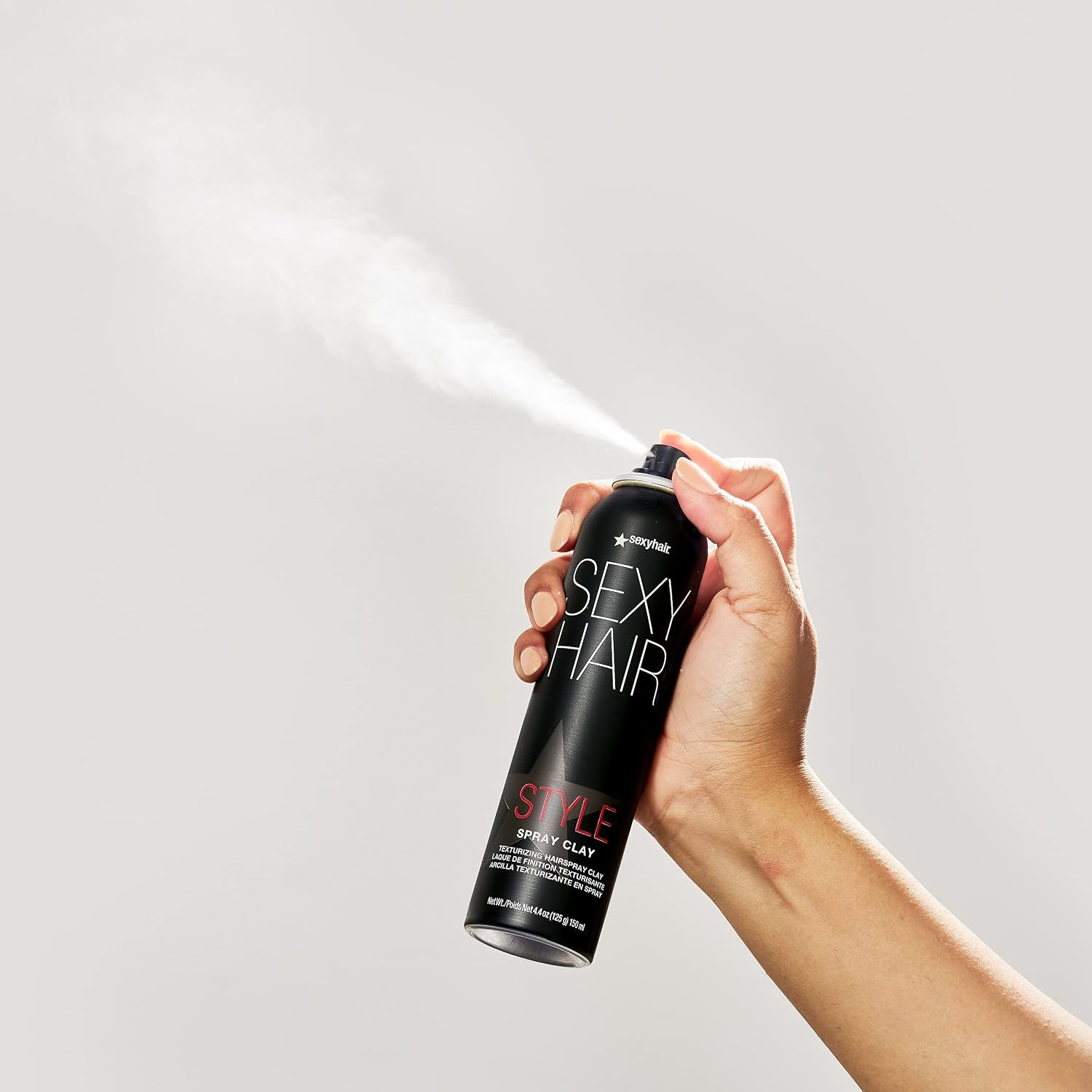 SexyHair Style Spray Clay Texturizing Hairspray Clay 4.4oz - Image 2